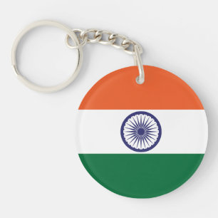 India Flag Key Ring