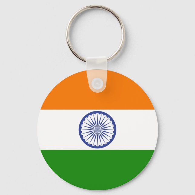 India Flag Keychain (Front)