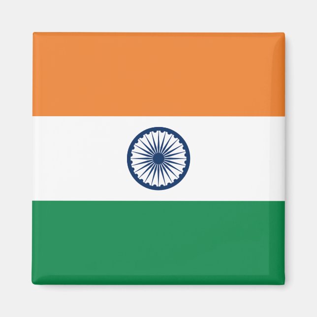 India Flag Magnet (Front)