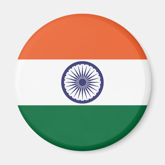 India Flag Magnet (Front)