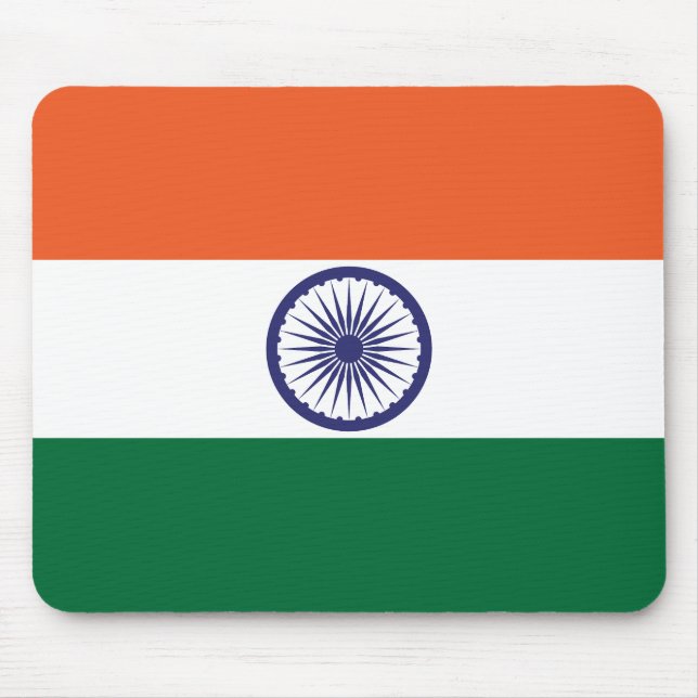 India Flag Mouse Mat (Front)