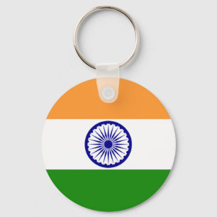 INDIA: Flag of India Key Ring