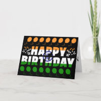India Flag Patriotic Birthday