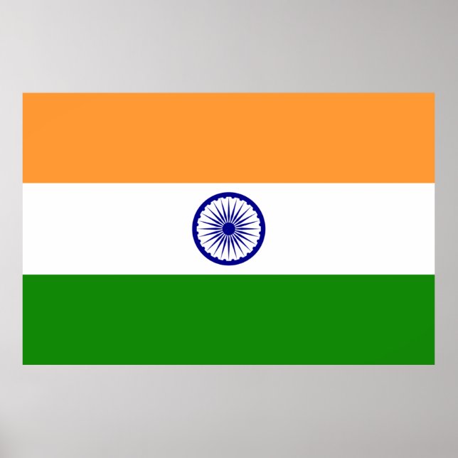 India flag  poster (Front)