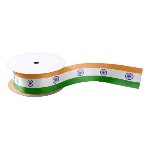 India Flag Satin Ribbon