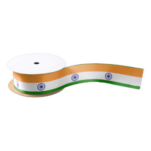 India Flag Satin Ribbon