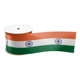India Flag Satin Ribbon