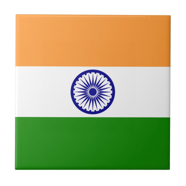 India flag tile (Front)
