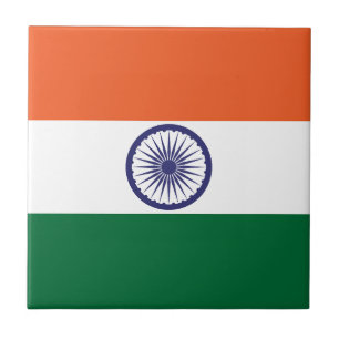 India Flag Tile