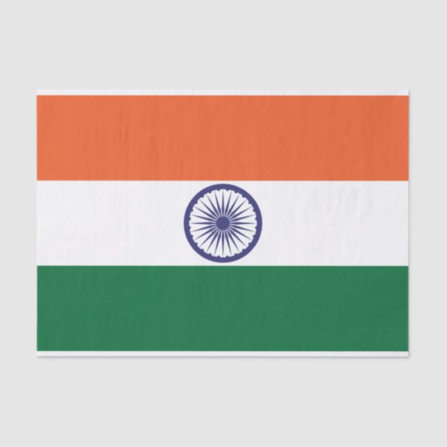 India Flag Tissue Paper (Front)