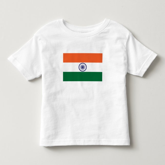India Flag Toddler T-Shirt (Front)