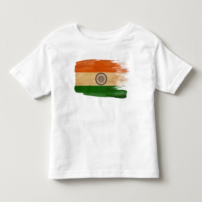 India Flag Toddler T-Shirt (Front)