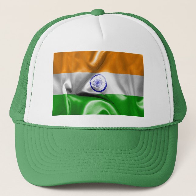 India Flag Trucker Hat (Front)