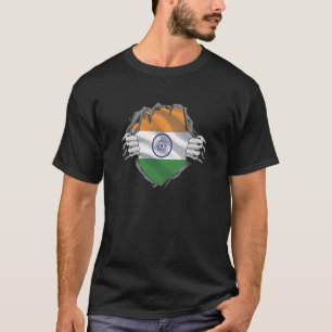 India flag under clothing Indian Indian T-Shirt
