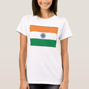 India Flag x Map T-Shirt