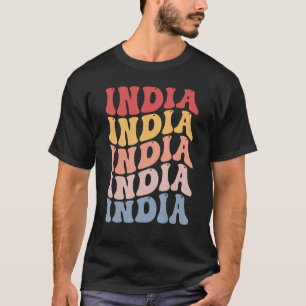 India Groovy Retro Indian T-Shirt