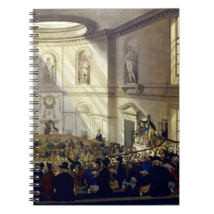 India House, The Sale Room, from 'Ackermann's Micr Notebook