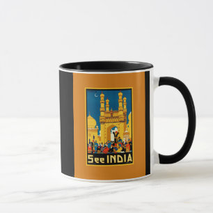 India Hyderabad Vintage travel Mug