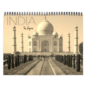 india in sepia 2027 calendar