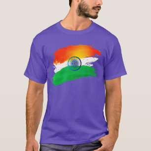 India Independence Day 15 August Indian Flag Patri T-Shirt