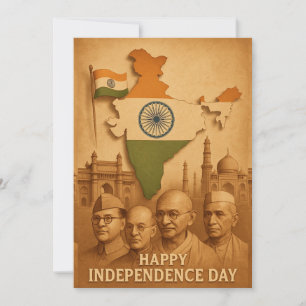 India Independence Day Card
