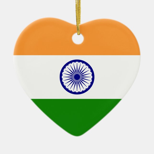 India, India Ceramic Tree Decoration (Front)