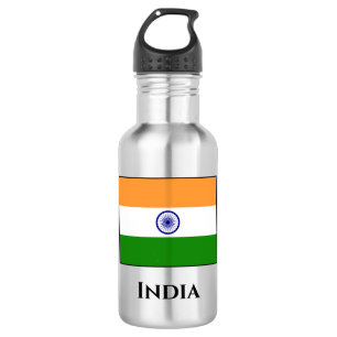 India (Indian) Flag 532 Ml Water Bottle