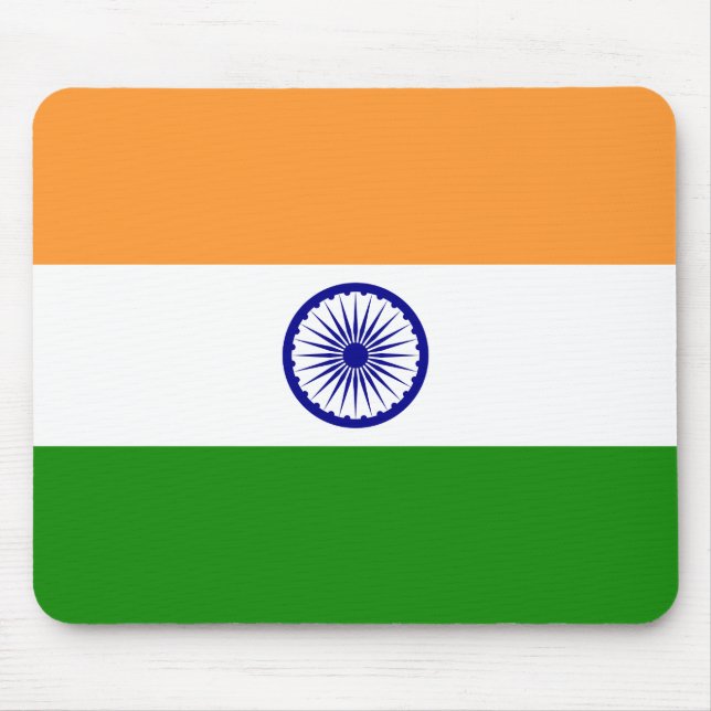 India (Indian) Flag Mouse Mat (Front)