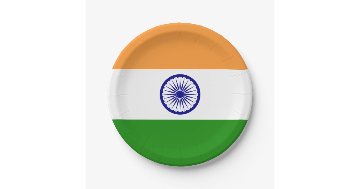 India (Indian) Flag Paper Plate | Zazzle India (Indian) Flag Paper Plate | Zazzle