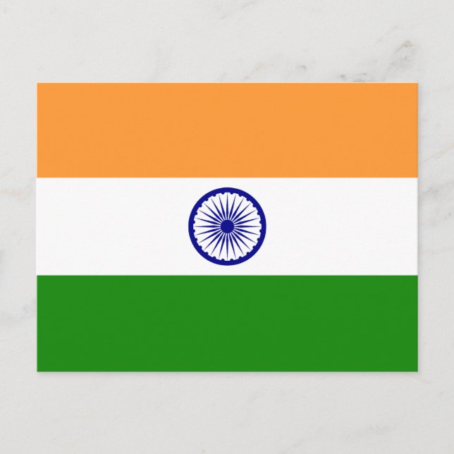 India – Indian National Flag Postcard (Front)
