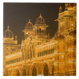 INDIA, Karnataka, Mysore : Majaraja's Palace (b. 2 Tile