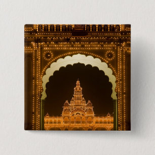 INDIA, Karnataka, Mysore : Majaraja's Palace (b. 3 15 Cm Square Badge