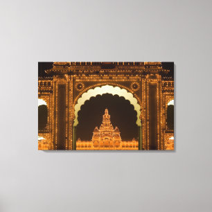 INDIA, Karnataka, Mysore : Majaraja's Palace (b. 3 Canvas Print
