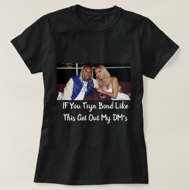 India Lil Durk Meme Graphic  T-Shirt (Design Front)