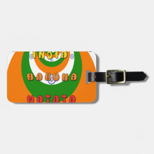INDIA MATATA HAKUNA LUGGAGE TAG
