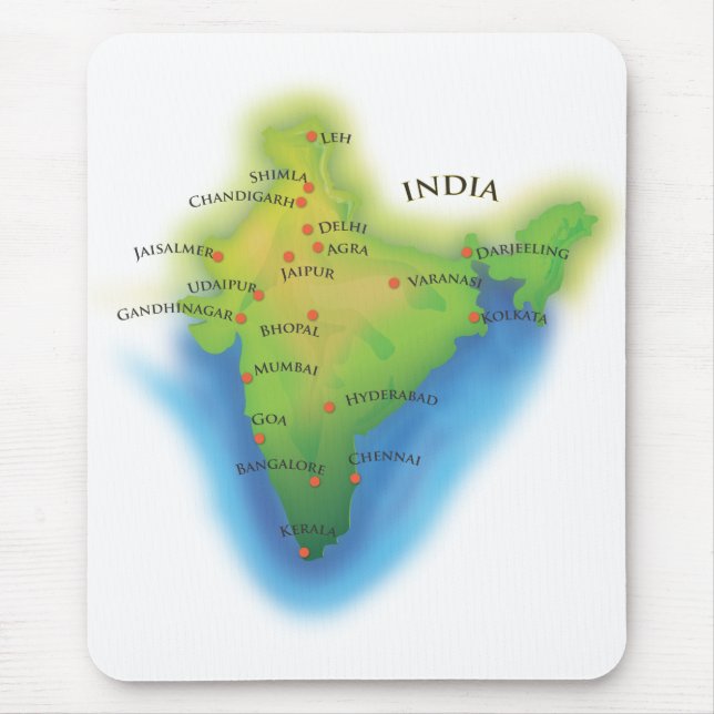 India Mouse Mat (Front)