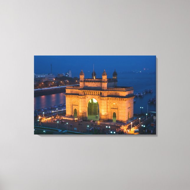 INDIA, Mumbai (Bombay): Gateway of India / Canvas Print (Front)