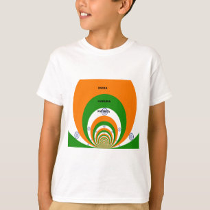India National Flag Colours Design. Hakuna Matata T-Shirt