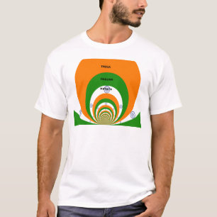 India National Flag Colours Design. Hakuna Matata T-Shirt