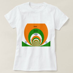 India National Flag Colours Design. Hakuna Matata T-Shirt