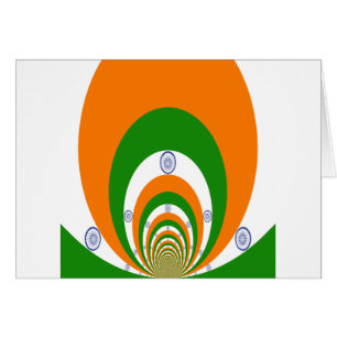 India National Flag Colours Kaleidoscope