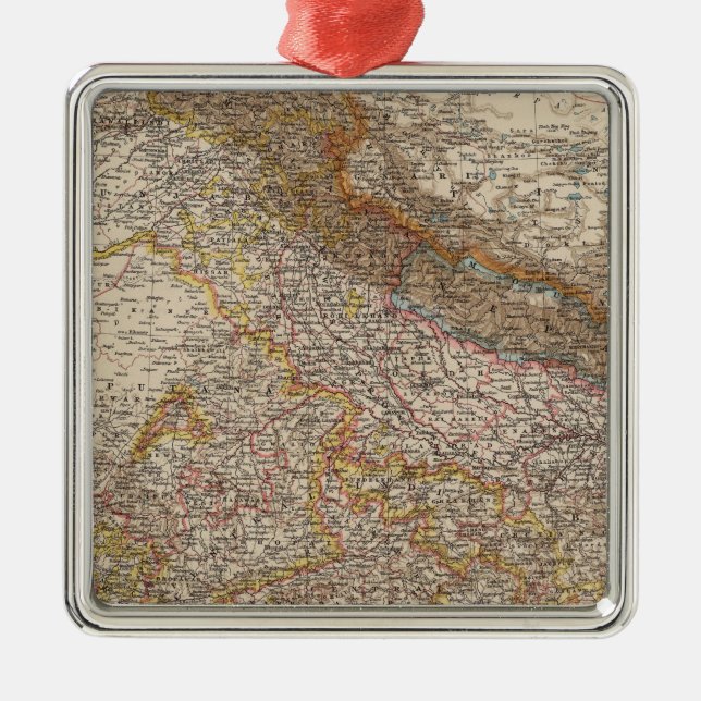 India North Metal Tree Decoration (Front)