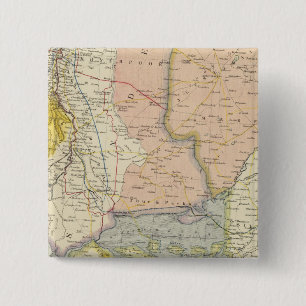 India, Pakistan 15 Cm Square Badge