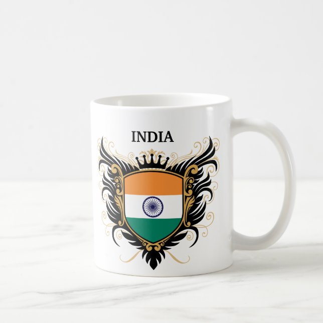 India [personalise] coffee mug (Right)
