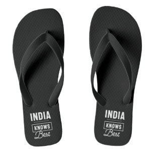 India Personalised Name Birthday Gift Flip Flops