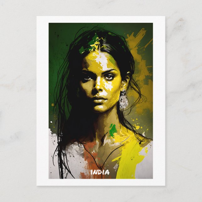 India Postcard - World of Women Collection (Front)