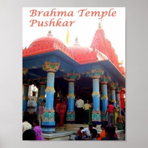 India - Pushkar - Brahma Temple - Poster