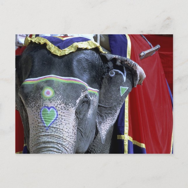 India, Rajasthan, Jaipur. Amber Fort. Postcard (Front)