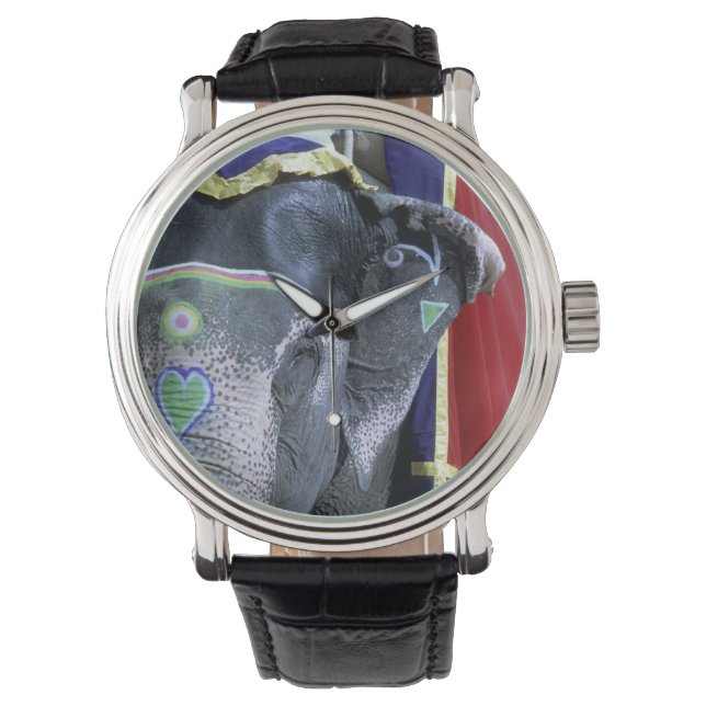 India, Rajasthan, Jaipur. Amber Fort. Watch (Front)