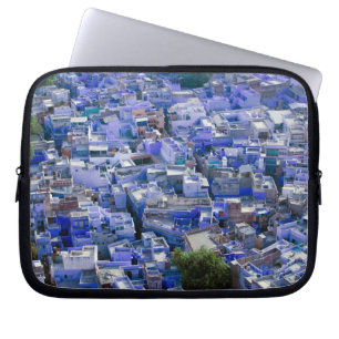 INDIA, Rajasthan, Jodhpur: Blue City of Jodhpur Laptop Sleeve